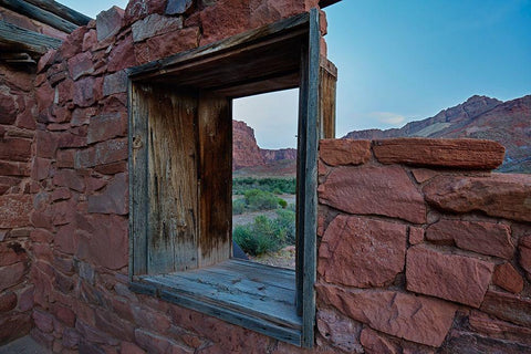 Lees Ferry-Vermilion Cliffs National Monument-Arizona-USA Black Ornate Wood Framed Art Print with Double Matting by Fitzharris, Tim