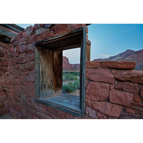 Lees Ferry-Vermilion Cliffs National Monument-Arizona-USA Black Modern Wood Framed Art Print with Double Matting by Fitzharris, Tim