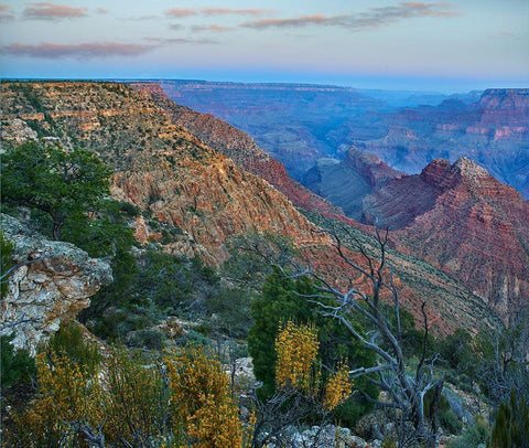 Desert View Overlook-Grand Canyon National Park-Arizona-USA White Modern Wood Framed Art Print with Double Matting by Fitzharris, Tim