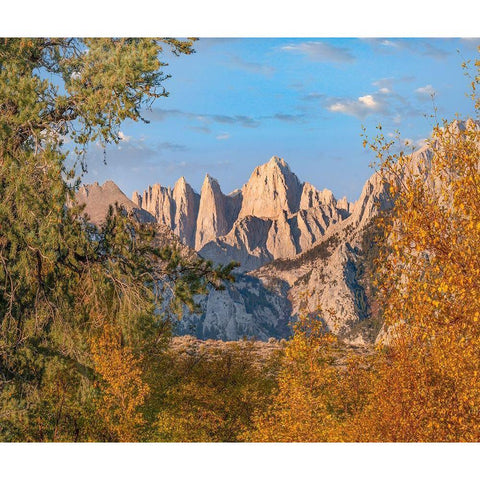 Mount Whitney-Sequoia National Park-California-USA Black Modern Wood Framed Art Print with Double Matting by Fitzharris, Tim