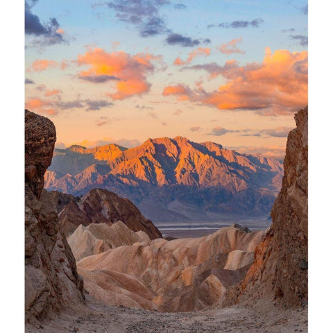 Death Valley National Park-California-USA Black Modern Wood Framed Art Print with Double Matting by Fitzharris, Tim