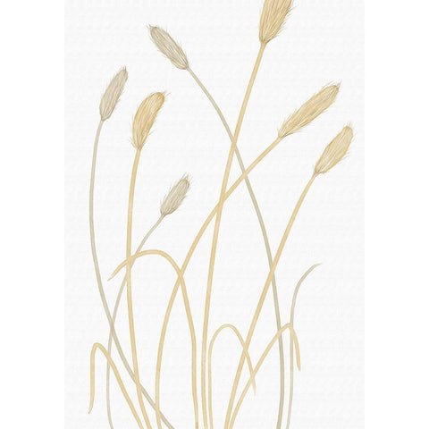 Bunny Grass 01 White Modern Wood Framed Art Print by Artographie Studio