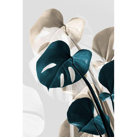 Monstera Creative 10 White Modern Wood Framed Art Print by Artographie Studio