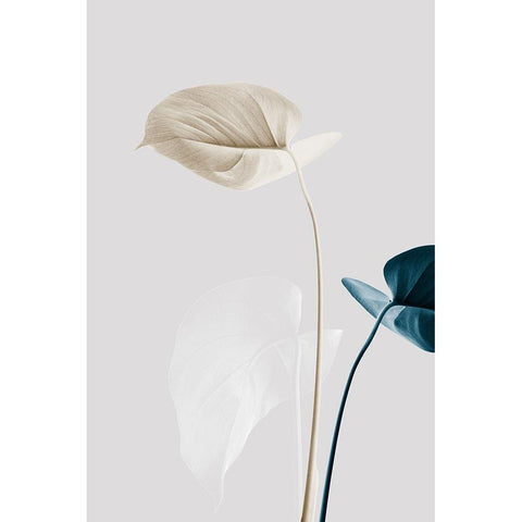 Monstera Creative 22 White Modern Wood Framed Art Print by Artographie Studio