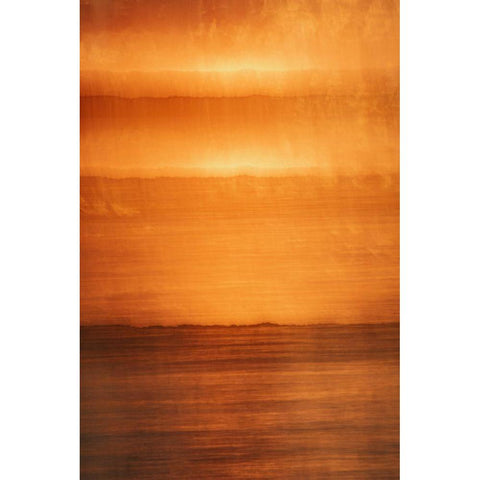 Golden Hour Black Modern Wood Framed Art Print with Double Matting by Buelow, Beth