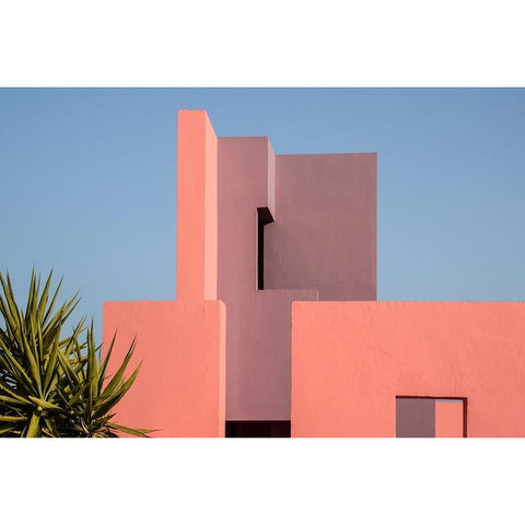 Muralla Roja #49 Gold Ornate Wood Framed Art Print with Double Matting by Wride, Linda