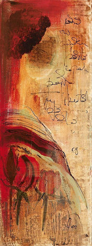 Para mi II Black Ornate Wood Framed Art Print with Double Matting by Leys, Gemma