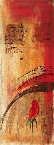 Todos los dias White Modern Wood Framed Art Print with Double Matting by Leys, Gemma