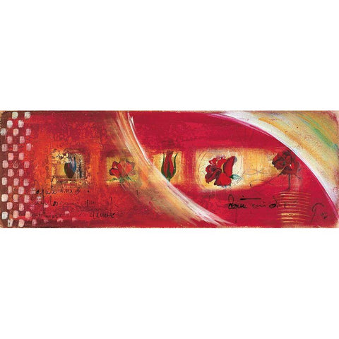 Aqui I White Modern Wood Framed Art Print by Leys, Gemma