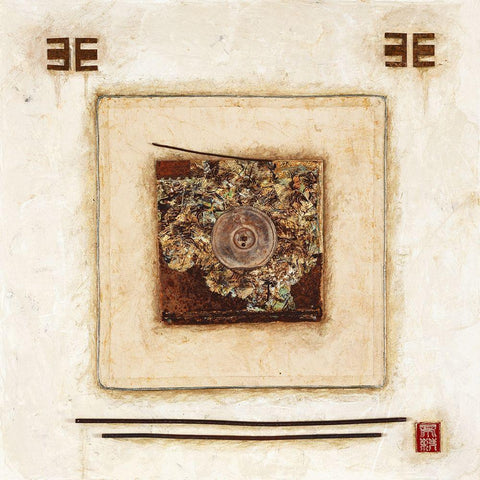 White Rectangle Black Ornate Wood Framed Art Print with Double Matting by Thiry, Diana