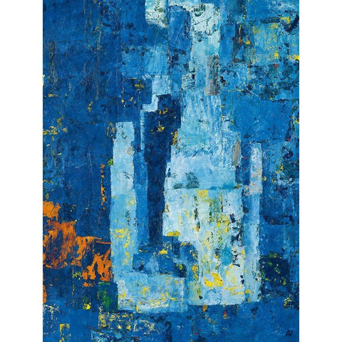 The River taught Me to Listen Black Modern Wood Framed Art Print with Double Matting by Vilsboll, Anne