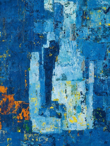 The River taught Me to Listen Black Ornate Wood Framed Art Print with Double Matting by Vilsboll, Anne