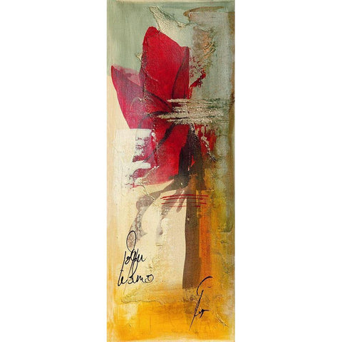 Aqui II White Modern Wood Framed Art Print by Leys, Gemma
