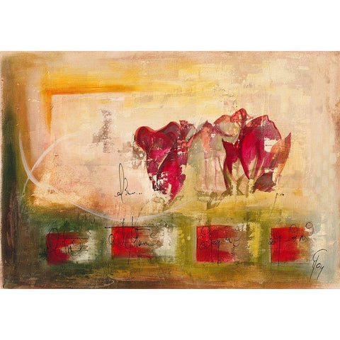El amore Black Modern Wood Framed Art Print by Leys, Gemma