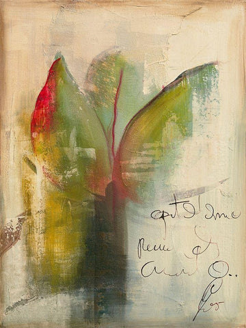 Epitalamio Black Ornate Wood Framed Art Print with Double Matting by Leys, Gemma