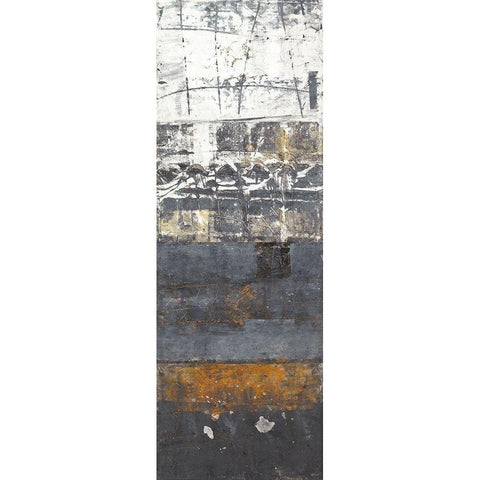 Spurensuche II Gold Ornate Wood Framed Art Print with Double Matting by Planker, Karin