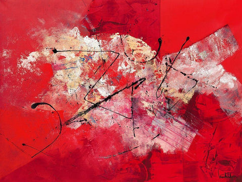 Moments enchantes White Modern Wood Framed Art Print with Double Matting by LAUTReDOU