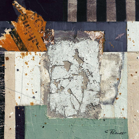 Spring I Black Ornate Wood Framed Art Print with Double Matting by Planker, Karin