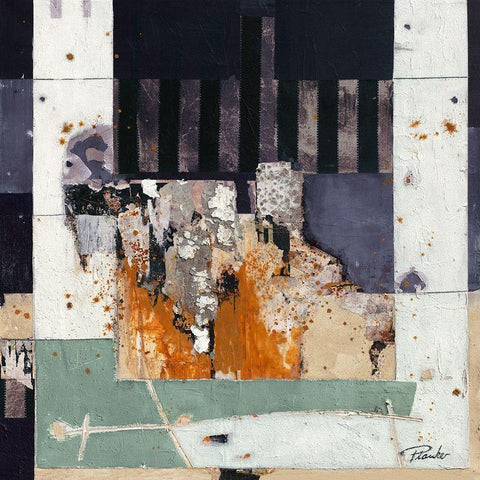 Spring IV White Modern Wood Framed Art Print by Planker, Karin