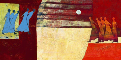 Comfort light Black Ornate Wood Framed Art Print with Double Matting by van Ginkel, Marjolijn