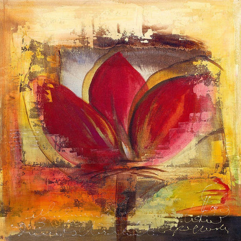Amor White Modern Wood Framed Art Print by Leys, Gemma