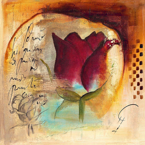 La Reina II Black Modern Wood Framed Art Print by Leys, Gemma