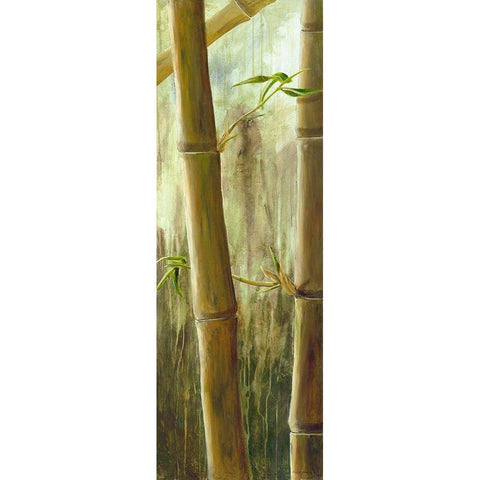 Rainforest III White Modern Wood Framed Art Print by Haggenmacher, Maritta