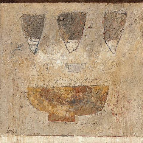 Collected Tears/ Opgevangen tranen Black Modern Wood Framed Art Print by Verplanke, Jenny