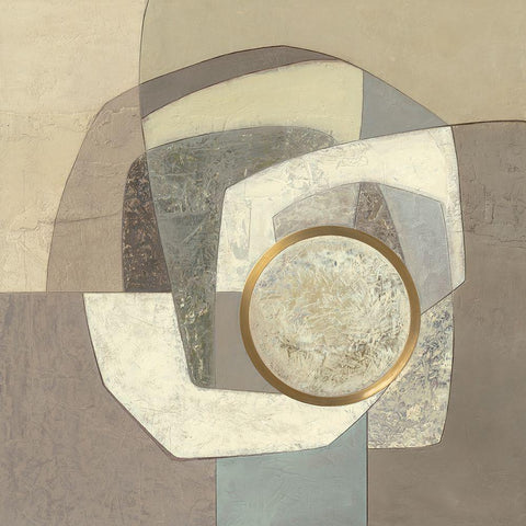 Interwoven Black Modern Wood Framed Art Print with Double Matting by Jones, Jodi