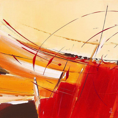 Evanescence I White Modern Wood Framed Art Print by Ball, Veronique