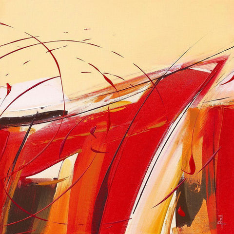 Evanescence II White Modern Wood Framed Art Print by Ball, Veronique