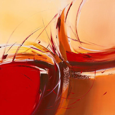 Incandescence White Modern Wood Framed Art Print by Ball, Veronique