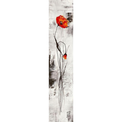 Reve fleurie I White Modern Wood Framed Art Print by Zacher-Finet, Isabelle