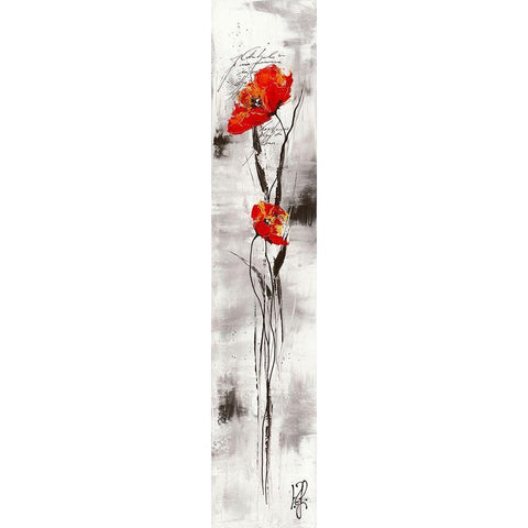 Reve fleurie II Black Modern Wood Framed Art Print by Zacher-Finet, Isabelle