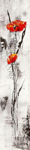 Reve fleurie III White Modern Wood Framed Art Print with Double Matting by Zacher-Finet, Isabelle