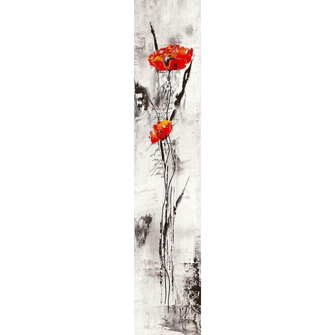 Reve fleurie III Black Modern Wood Framed Art Print by Zacher-Finet, Isabelle