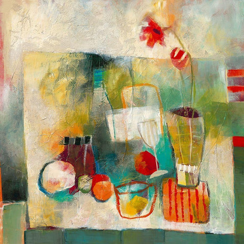 Stillleben I Gold Ornate Wood Framed Art Print with Double Matting by Daniel, Manuela