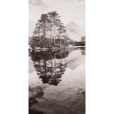 Lochan Urr-Glen Etive-Scotland Black Modern Wood Framed Art Print with Double Matting by Butcher, Dave