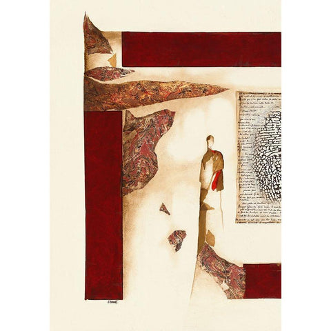 Les philosophes I Black Modern Wood Framed Art Print by Bonnet, Sophie