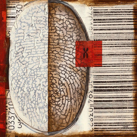 Code White Modern Wood Framed Art Print by Bonnet, Sophie