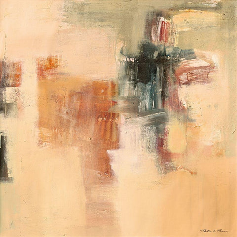 Reason Beneath I White Modern Wood Framed Art Print with Double Matting by Barnes, Natasha