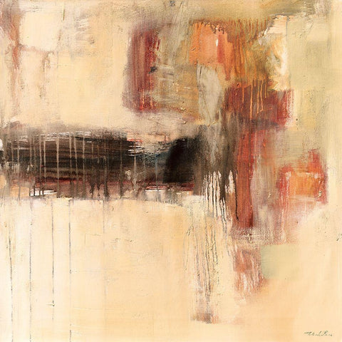 Reason Beneath II White Modern Wood Framed Art Print by Barnes, Natasha