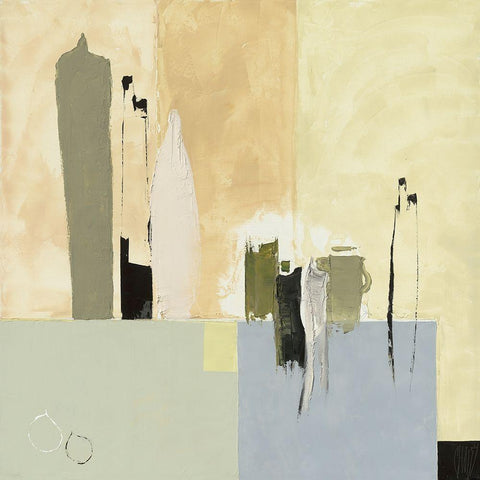 Les fruits sur la table Black Modern Wood Framed Art Print by Choisy, Christian