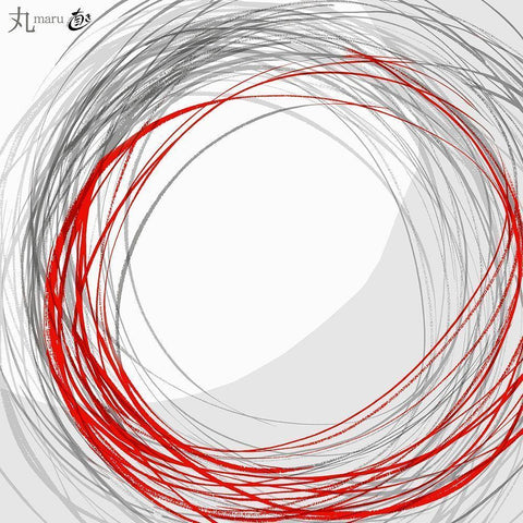 Skmaru I Gold Ornate Wood Framed Art Print with Double Matting by Hitomi, Naoki