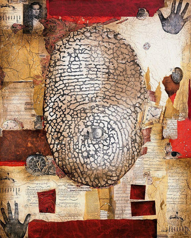 Victor White Modern Wood Framed Art Print with Double Matting by Bonnet, Sophie