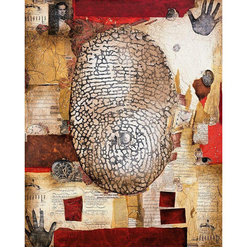 Victor Black Modern Wood Framed Art Print by Bonnet, Sophie