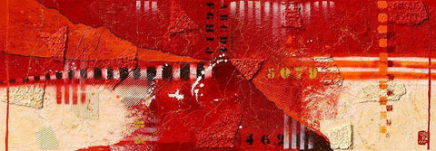 Golden 5079 Black Ornate Wood Framed Art Print with Double Matting by Nomden, Dinie