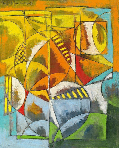 Finestra sul porto II White Modern Wood Framed Art Print with Double Matting by Da San Lorenzo, Paolo