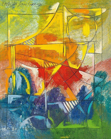 Finestra sul porto III White Modern Wood Framed Art Print with Double Matting by Da San Lorenzo, Paolo