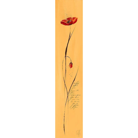 Classic Fleuriette III Gold Ornate Wood Framed Art Print with Double Matting by Zacher-Finet, Isabelle